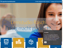 Tablet Screenshot of lernstudio-rasch.de